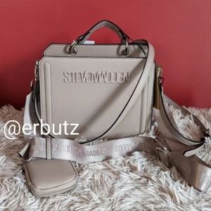 TikTok Viral 🎥 Steve Madden Bevelyn Bag, Mushroom *RARE*